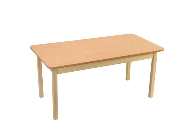 Bölcsödei favázas téglalap alakú asztal
